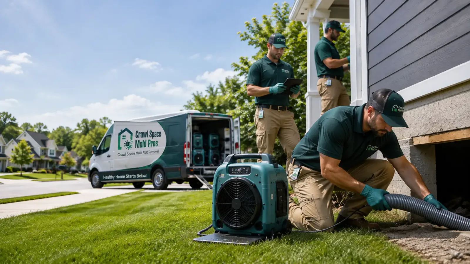 Crawl Space Mold Removal in Carbonado, WA